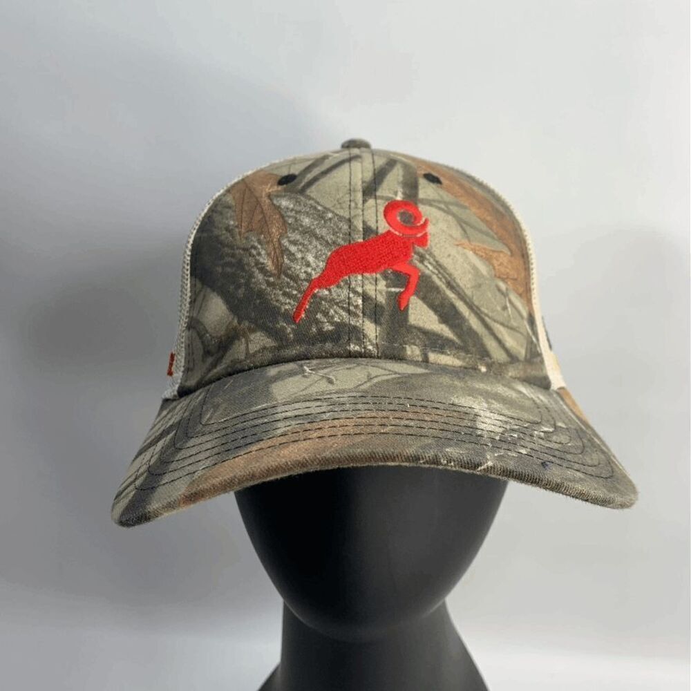 RamTool Guardian Fall Protection Hat Snapback‎ Meshback Trucker Cap Camo